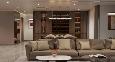 Căn hộ Penthouse với phong cách Modern Luxury